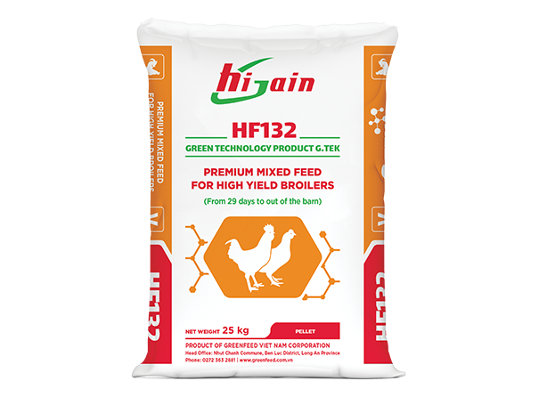 Premium mixed feed for high yield broilers (HF132)