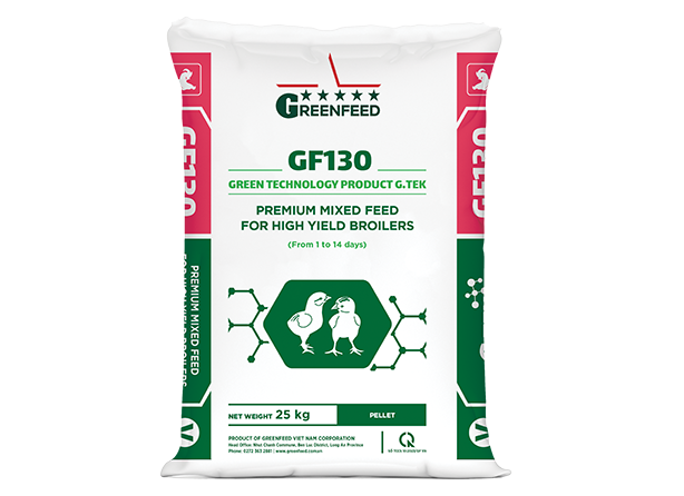 Premium mixed feed for high yield broilers (GF130)