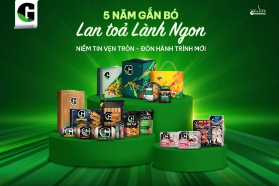 HÀNH TRÌNH 5 NĂM MANG ĐẾN BỮA ĂN LÀNH – NGON – LẠ CỦA THƯƠNG HIỆU G