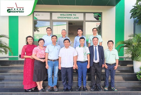 BỘ TRƯỞNG BỘ KẾ HOẠCH  & ĐẦU TƯ VIỆT NAM ĐẾN THĂM NHÀ MÁY GREENFEED LÀO